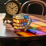 Tasse artisanale 3D Bonheur pour passionnés de lecture