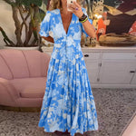 Floriana | Robe Florale Vibrante | Maya Deauville