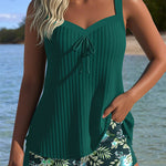 Lana® | Tankini rayée avec short de plage deux pièces | Maya Deauville