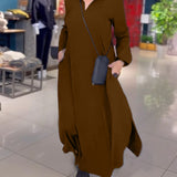 Sylvie | Robe longue ample | Maya Deauville
