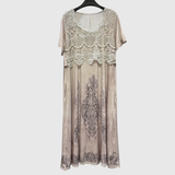 INDIGO | Robe midi florale élégante | Maya Deauville