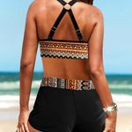 Maryan – Bikini à motif géométrique avec taille haute | Maya Deauville