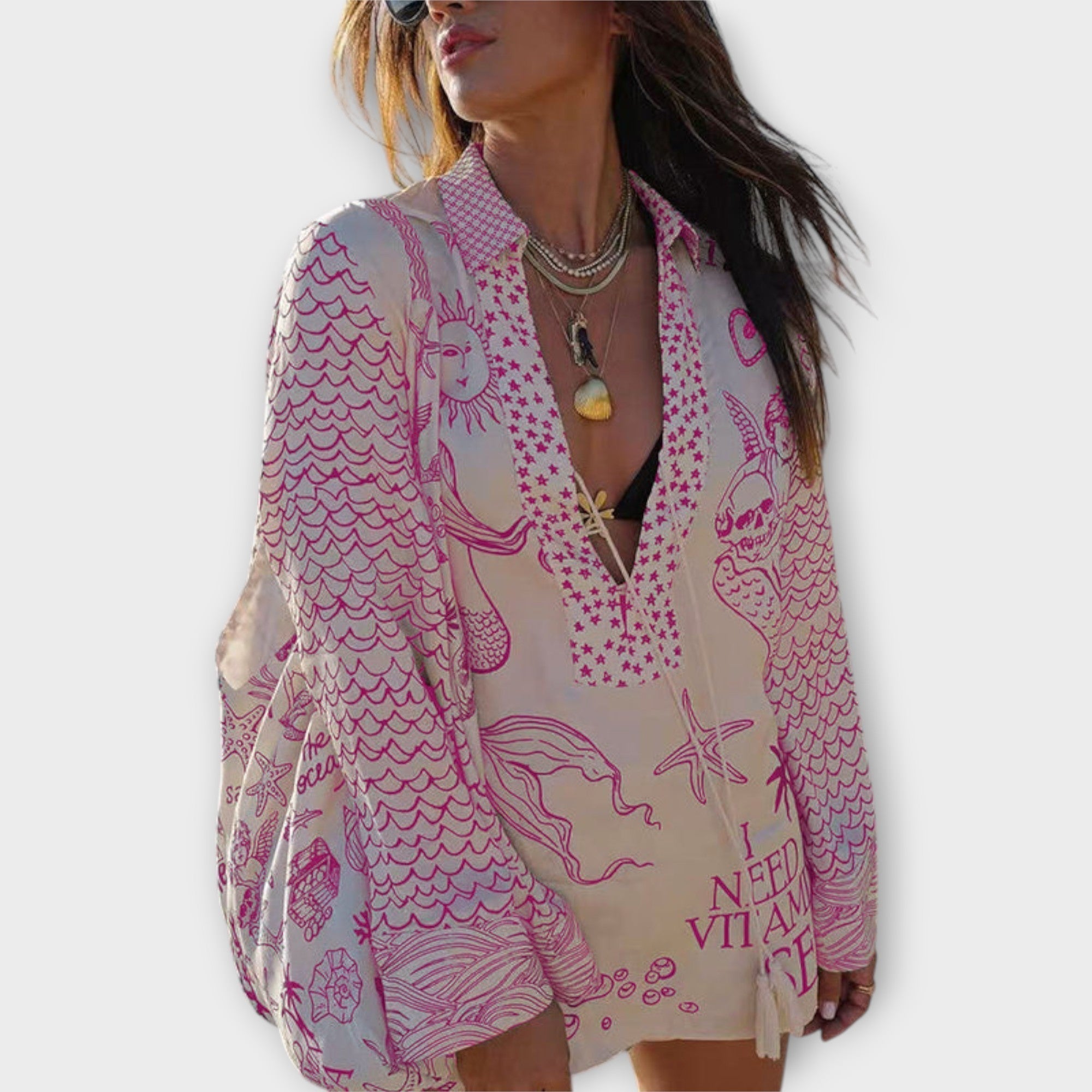 Siandra | Robe Détendue de Plage | Maya Deauville