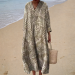 Robe d’Été Imprimée Flatteuse | Maya Deauville