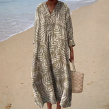Robe d’Été Imprimée Flatteuse | Maya Deauville