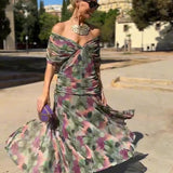 Louise™ | Robe Maxi de Fête Élégante à Col V | Maya Deauville