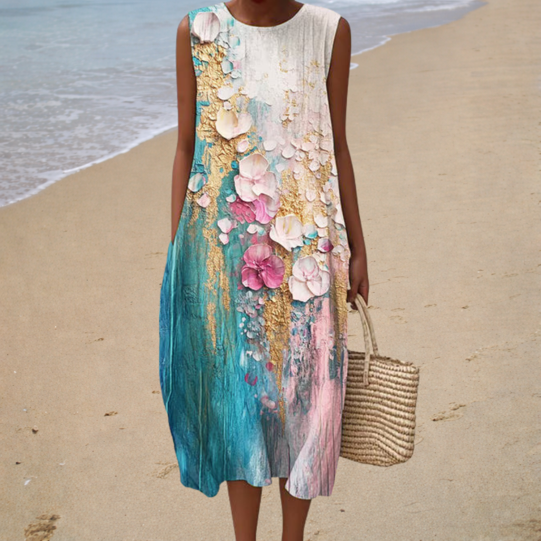 Robe d’Été Confortable Sans Manches | Maya Deauville
