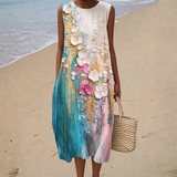 Robe d’Été Confortable Sans Manches | Maya Deauville