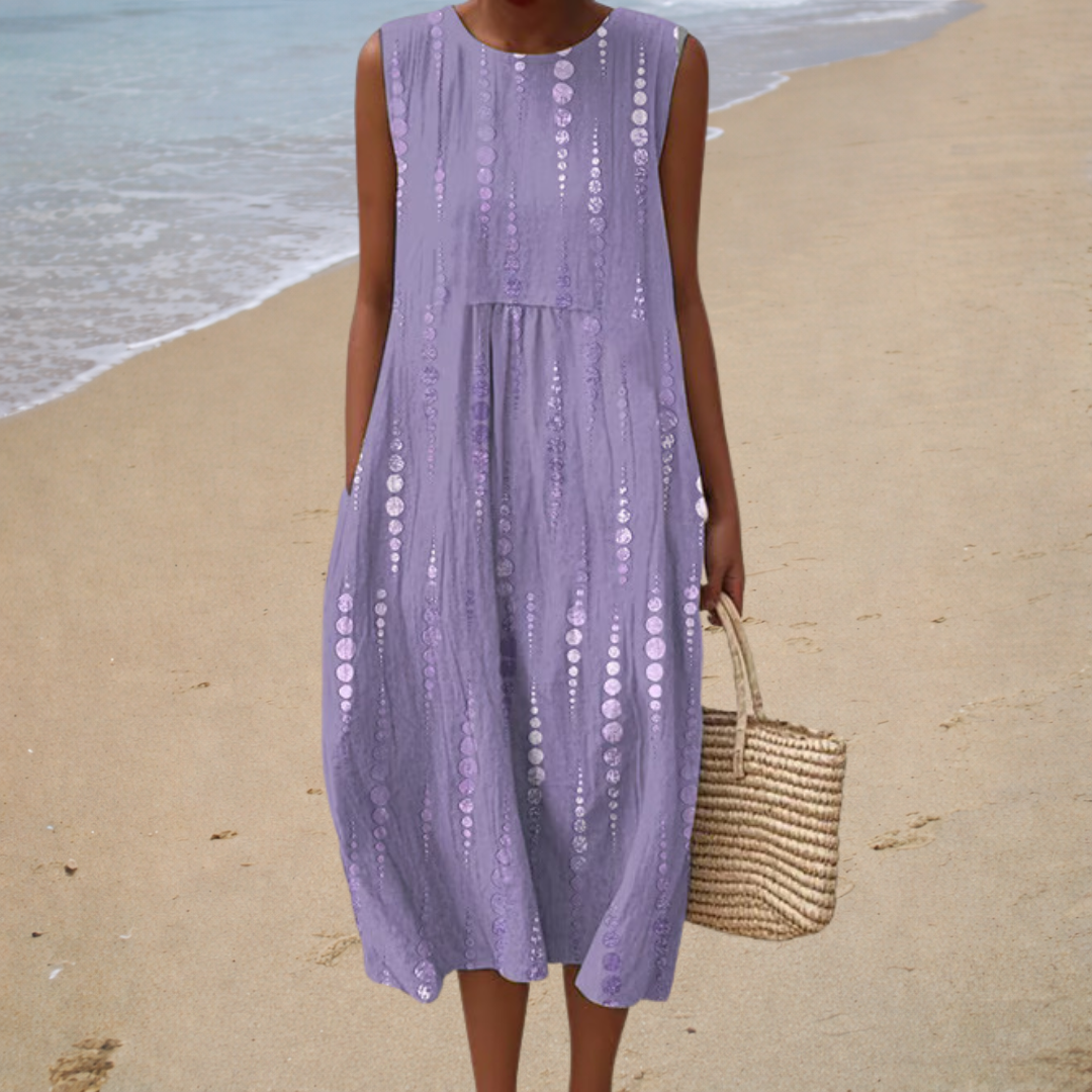 Robe d’Été Confortable Sans Manches | Maya Deauville