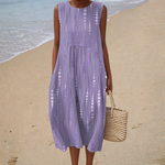 Robe d’Été Confortable Sans Manches | Maya Deauville
