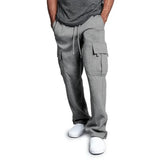 Kenia Blanco™ | Pantalon cargo en polaire pour homme | Maya Deauville