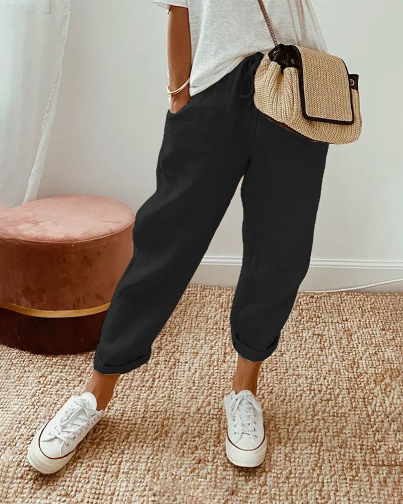 Pantalon Fluide Confort Élégant | Maya Deauville