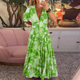 Floriana | Robe Florale Vibrante | Maya Deauville