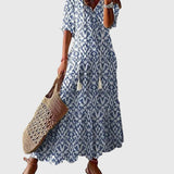 Amalia™ | Robe maxi d’été bohème vintage | Maya Deauville