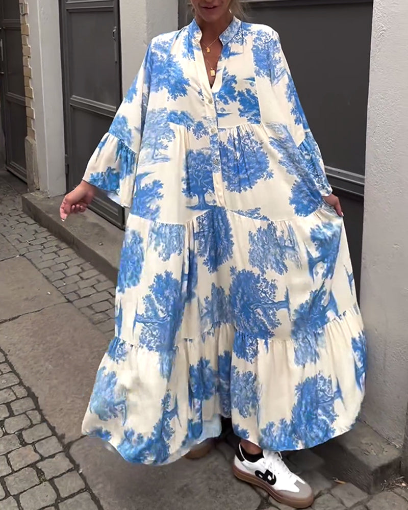 Ophelia | Robe Longue Fluide | Maya Deauville