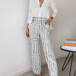 Isaline™ | Ensemble deux pièces élégant avec blouse offerte | Maya Deauville