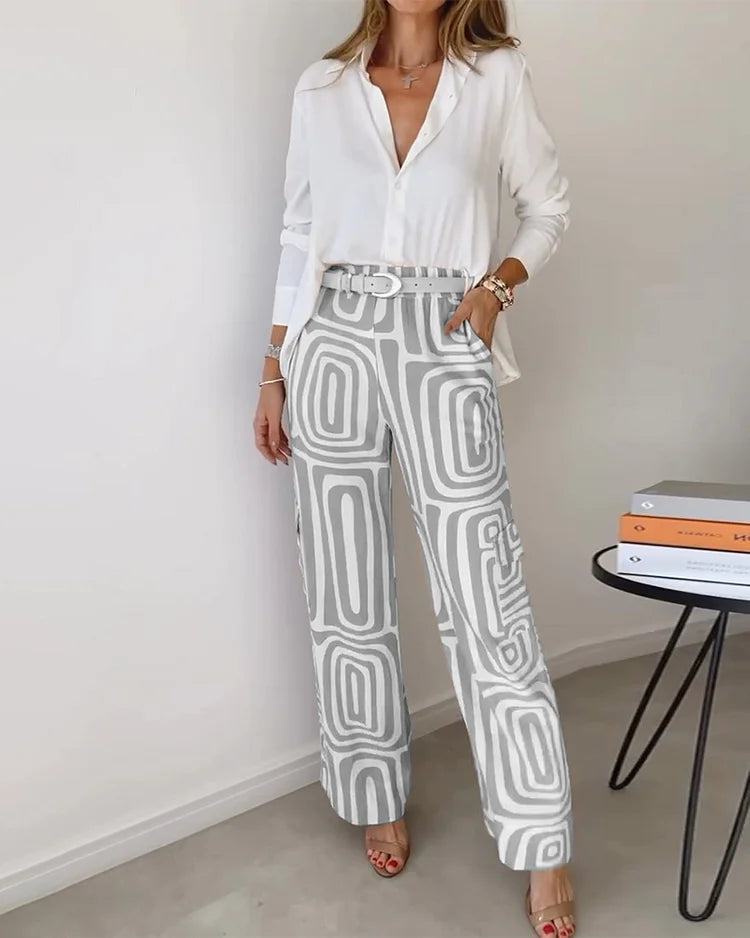 Lysa | Ensemble Confortable et élégant (Ceinture OFFERTE) | Maya Deauville