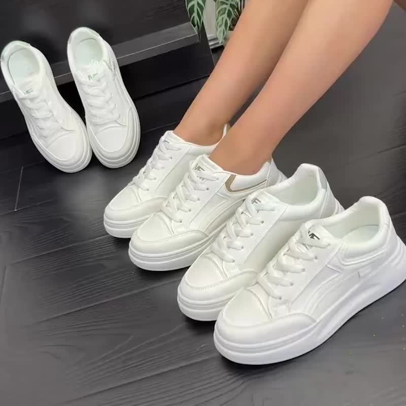 Baskets blanches chic confort léger | Maya Deauville