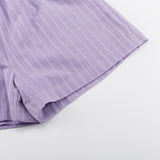 Viola | Ensemble Chemise Boutonnée et Shorts Aérés | Maya Deauville
