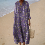 Robe d’Été Imprimée Flatteuse | Maya Deauville