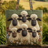 Sac cabas artisanal – cinq moutons