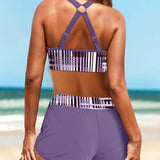 Janette™ | Bikini côtelé taille haute | Maya Deauville