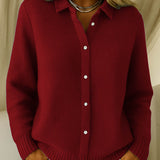 Maeve | Cardigan classique en maille | Maya Deauville