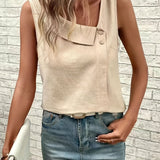 Nynke™ | Top à Col Asymétrique | Maya Deauville