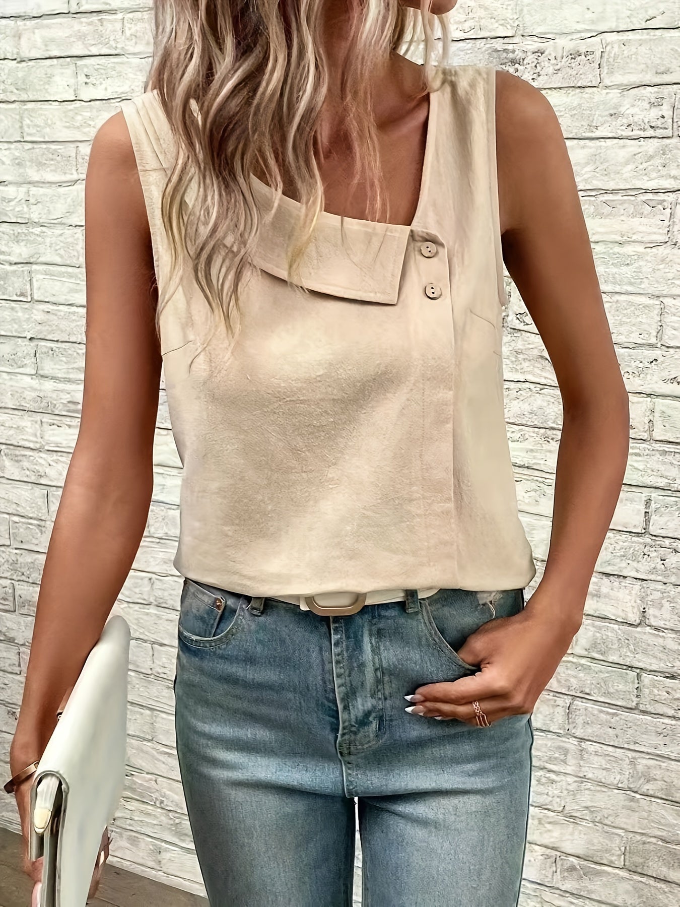 Nynke™ | Top à Col Asymétrique | Maya Deauville