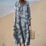 Robe d’Été Imprimée Flatteuse | Maya Deauville