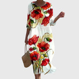 Hayley™ | Robe Maxi Florale Élégante | Maya Deauville