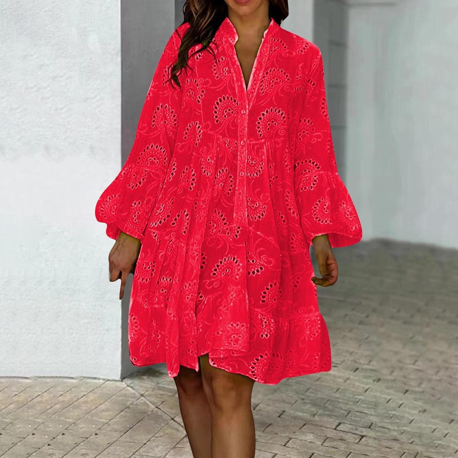Lydia | Robe à œillets | Maya Deauville