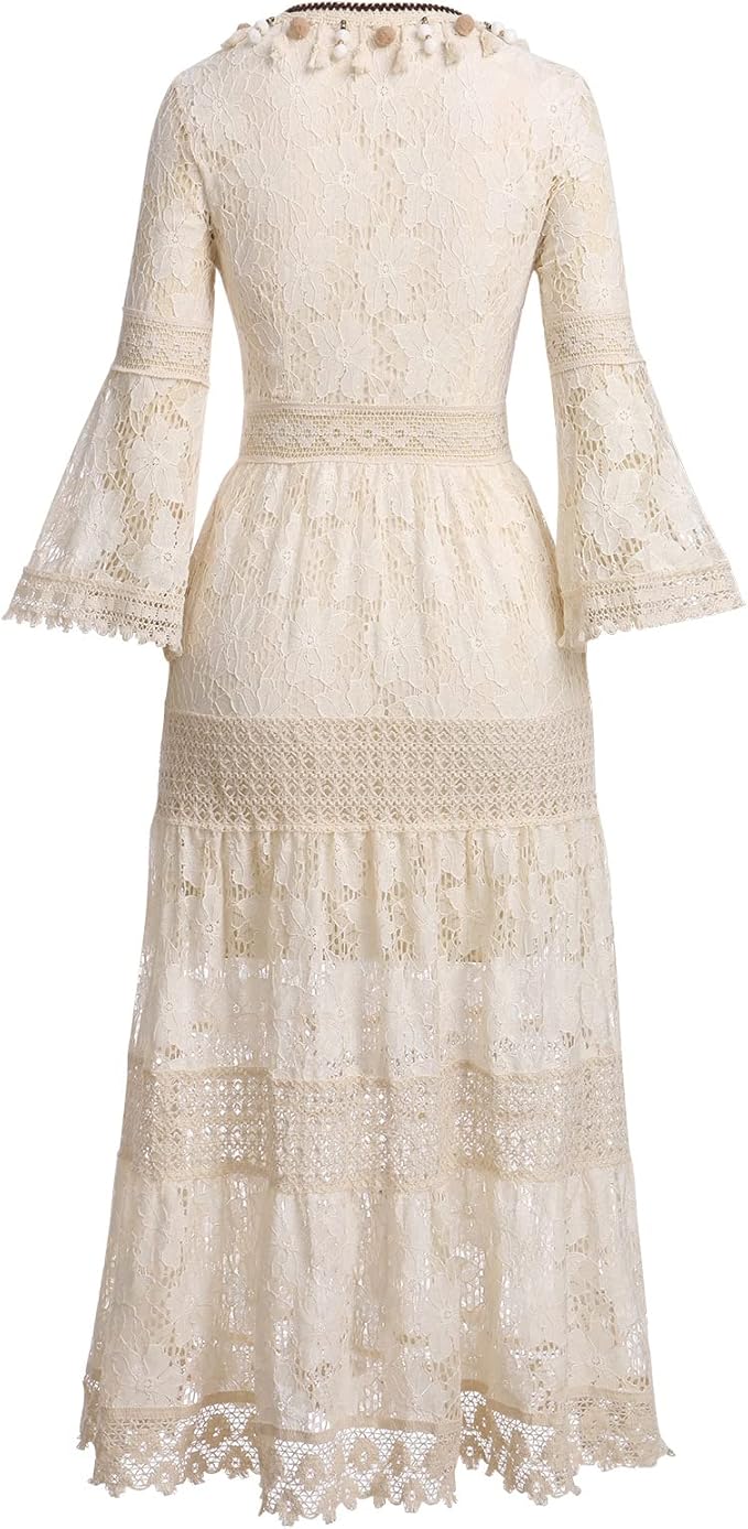 Amary™ | Robe bohème en dentelle | Maya Deauville