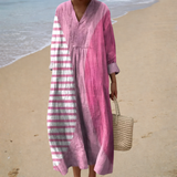Robe d’Été Imprimée Flatteuse | Maya Deauville