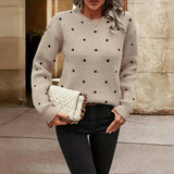 Noémie™ | Pull élégant à Pois | Maya Deauville