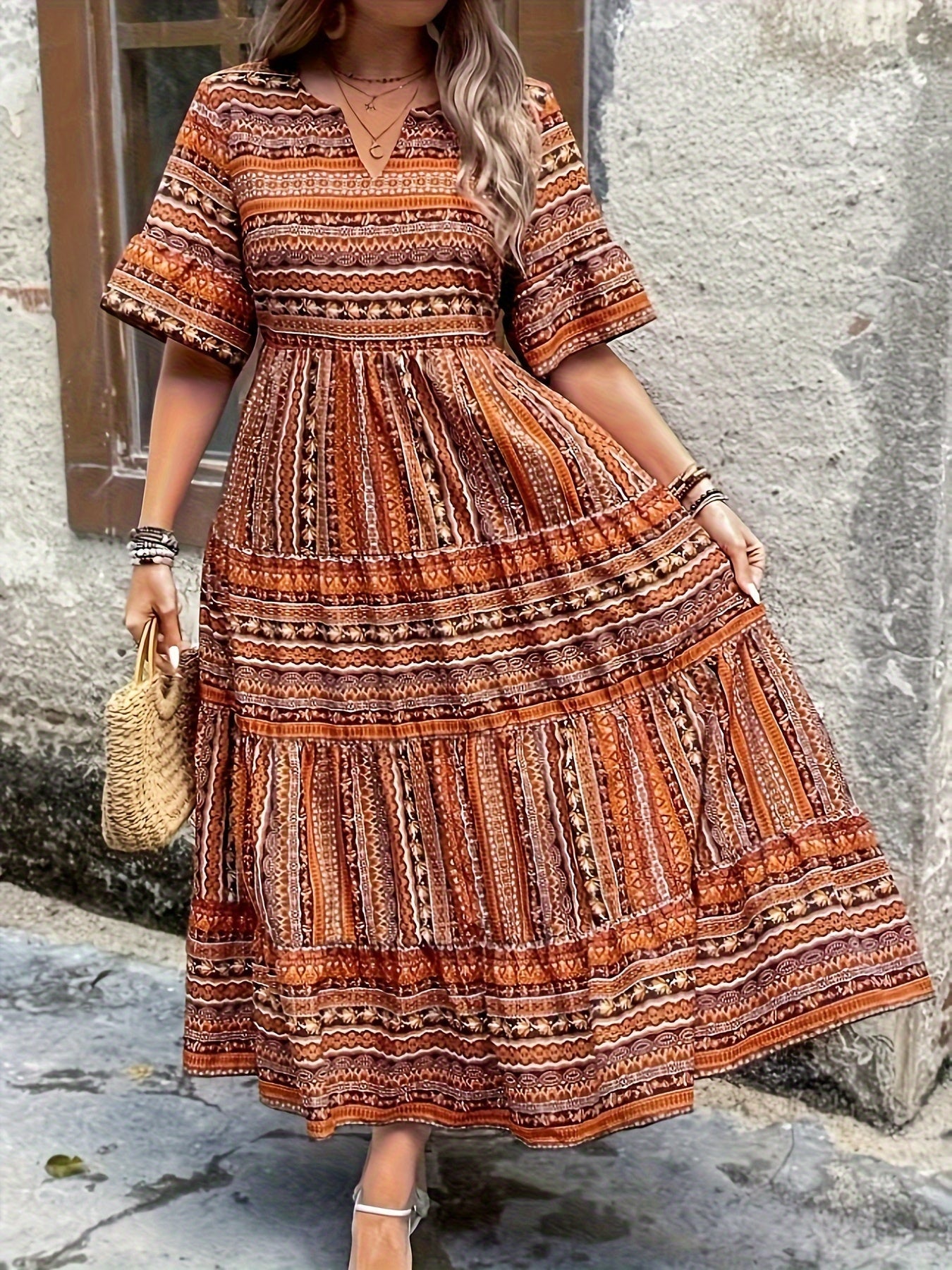 Joraine | Robe Ethnique Fluide | Maya Deauville