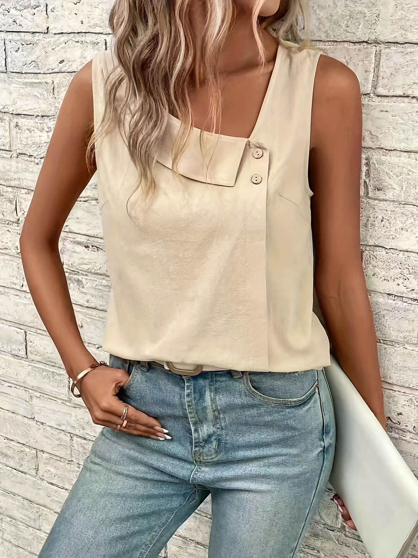 Nynke™ | Top à Col Asymétrique | Maya Deauville