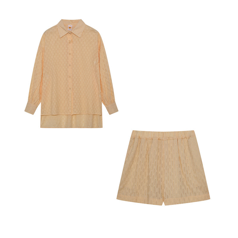 Elizabeth | Ensemble Chemise et Shorts Léger | Maya Deauville