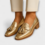 Céleste™ | Mocassins Dorés | Maya Deauville