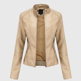 Giorgina™ | Veste en Cuir Élégante pour Femmes | Maya Deauville