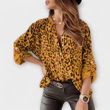 Fabienne | Blouse tendance avec motif léopard | Maya Deauville
