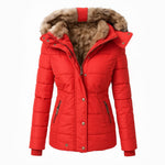 Olivia™ | Manteau d’hiver chaud doublé de fourrure | Maya Deauville