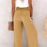 Riana | Pantalon Taille Haute Détendu | Maya Deauville