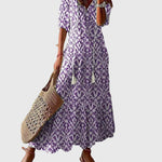 Amalia™ | Robe maxi d’été bohème vintage | Maya Deauville