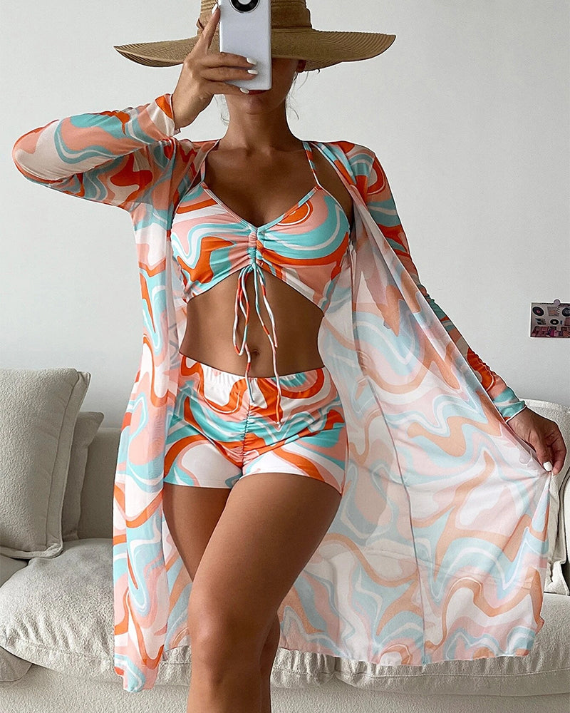 Luna® – Ensemble bikini 3 pièces avec imprimé | Maya Deauville