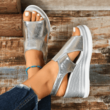 Baylie | Sandales Stylées Métalliques | Maya Deauville