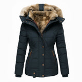 Olivia™ | Manteau d’hiver chaud doublé de fourrure | Maya Deauville