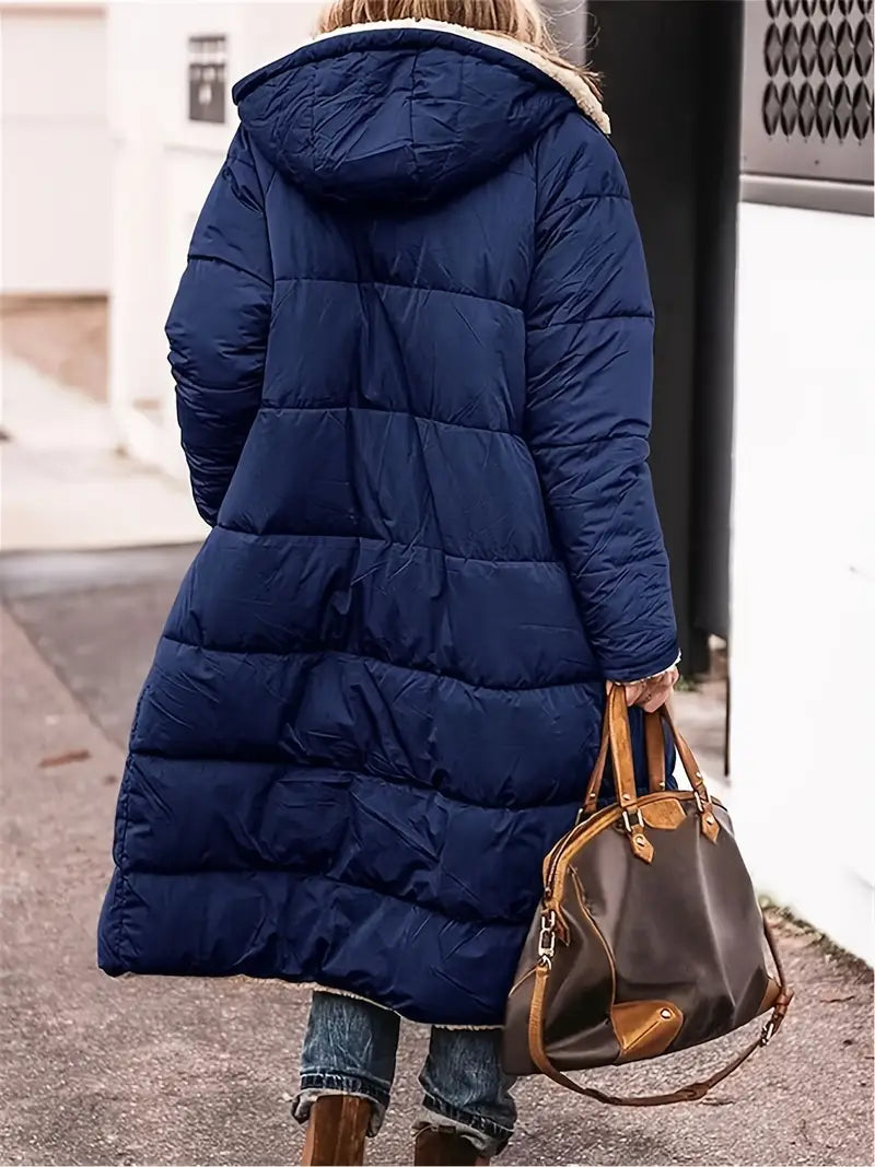 Delphine™ | Manteau Long Confortable 2-en-1 | Maya Deauville