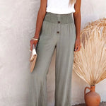 Riana™ | Pantalon taille haute coupe relax | Maya Deauville