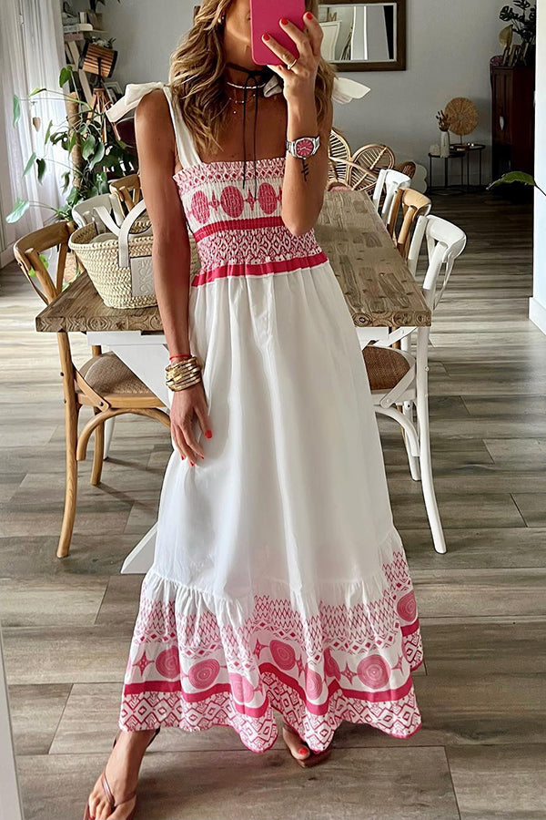 Rianna | Robe Maxi Bohémienne d’Été | Maya Deauville